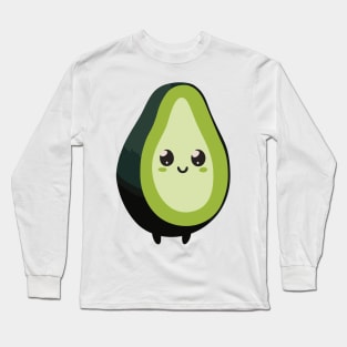 Cute Avocado Long Sleeve T-Shirt